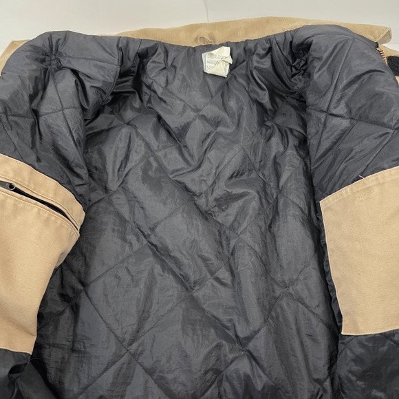 Carhartt Jacket Mens XLT Brown C26 Duck Canvas Quilted Workwear chore jacket - Picture 4 of 16